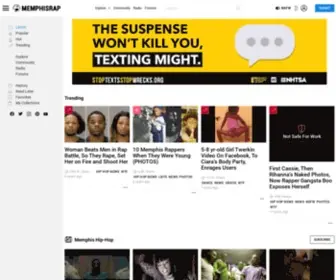 Memphisrap.com(Memphis Rappers) Screenshot