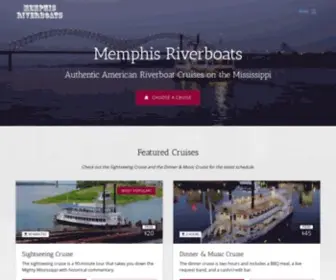 Memphisriverboats.net(Memphis Riverboats) Screenshot