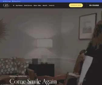 Memphissmiledesigns.com(Germantown Dental Group believes everyone deserves the self) Screenshot