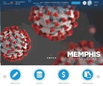 Memphistn.gov(The City of Memphis) Screenshot