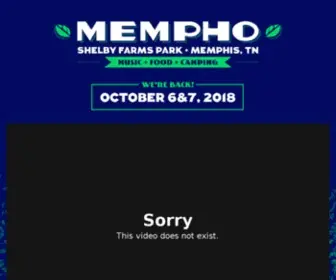 Memphofest.com(2019 Mempho Fest at Shelby Farms) Screenshot