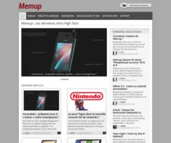 Memup.fr(Les dernières infos High Tech) Screenshot