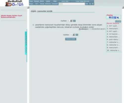 Memurlarsozluk.com(Sözlük) Screenshot