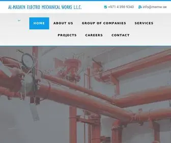 Memw.ae(The leading Electro Mechanical company you can trust) Screenshot