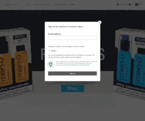 Men-U.co.uk(Men-u Quality Grooming Products) Screenshot