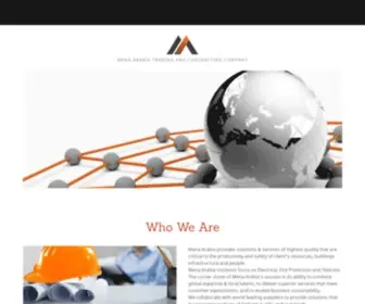 Menaarabia.com(Mena Arabia Trading and Contracting Company) Screenshot