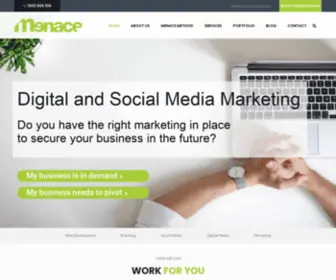 Menacegroup.com.au(We are invested in our clients' business's success & growth with proven tactics. Advantage) Screenshot
