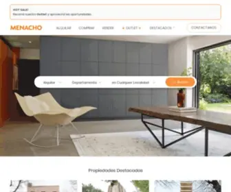 Menacho.com.ar(Inmobiliaria la plata) Screenshot