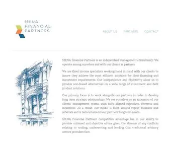 Menafp.com(MENA Financial Partners) Screenshot