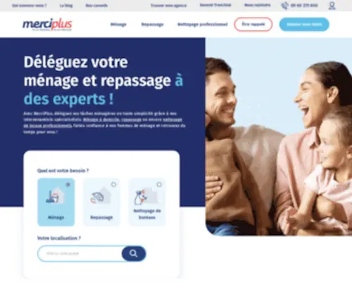 Menage.fr(Votre agence prestataire de services à domicile) Screenshot