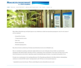 Menaimetrophysio.com.au(Menai Metro Physiotherapy and Sports Injuries) Screenshot