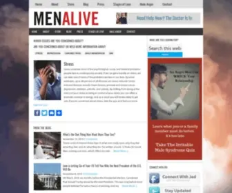 Menalive.com(Helping Men and the Women Who Love Them Since 1968) Screenshot