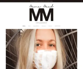 Menamead.com(Mena Mead Hair &amp; Makeup) Screenshot
