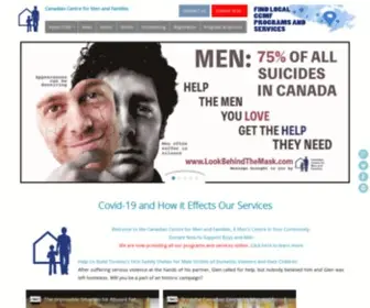 Menandfamilies.org(Canadian Centre for Men and Families) Screenshot