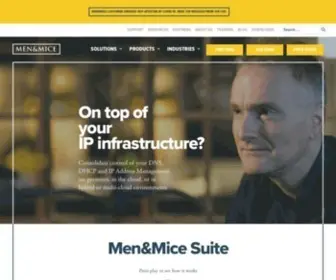 Menandmice.com(Micetro DDI software (DNS) Screenshot