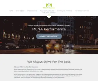 Menaperformance.com(MENA Performance) Screenshot