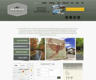Menapolkchamber.com(Mena/Polk County Chamber of Commerce) Screenshot