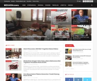 Menaranews.com(Portal Berita Online Indonesia) Screenshot