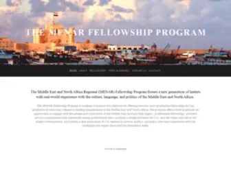 Menarprogram.org(The MENAR Fellowship Program) Screenshot