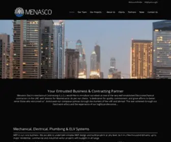 Menascodubai.com(Menasco Dubai) Screenshot