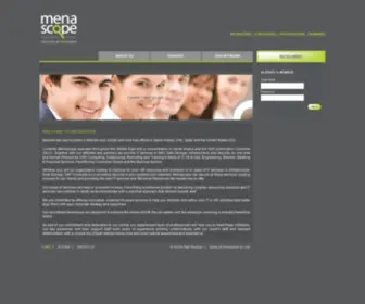 Menascope.com(Recruitment, Consulting, Outsourcing) Screenshot