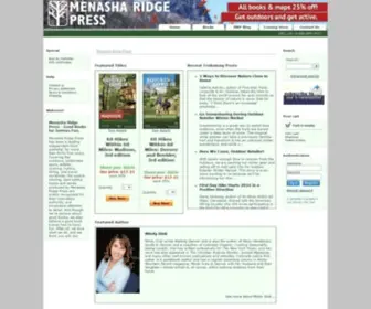 Menasharidge.com(Menasha Ridge Press) Screenshot