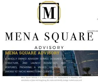 Menasquare.com(Advisory Services) Screenshot