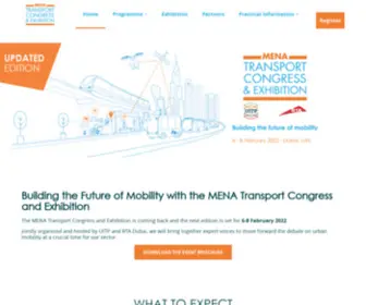 Menatransport.org(The MENA Transport Congress & Exhibition (MTCE)) Screenshot