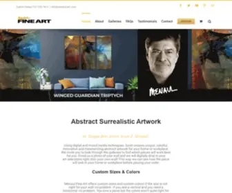Menaul-ART.com(Menaul Fine Art) Screenshot