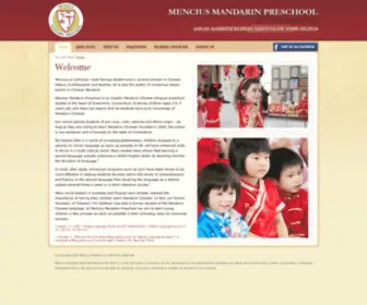 Menciusmandarin.com(Mencius Mandarin Preschool) Screenshot