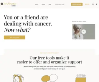 Mendafter.com(Gifts for Cancer Patients) Screenshot