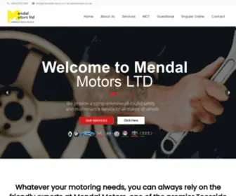 Mendalmotors.co.uk(Mendal Motors LTD) Screenshot