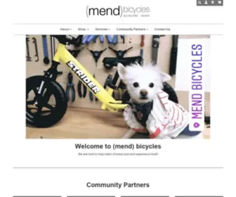 Mendbicycles.com(Mend Bicycles) Screenshot