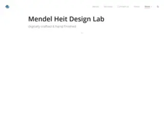 Mendelheit.com(Mendel Heit Design Lab) Screenshot