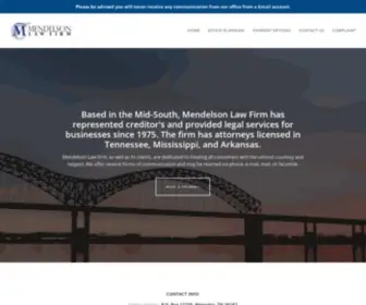 Mendelsonfirm.com(Mendelson Law Firm) Screenshot