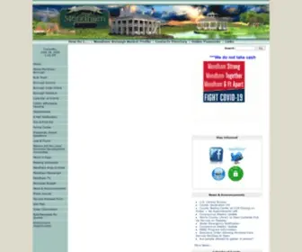 Mendhamnj.org(Mendham Borough) Screenshot