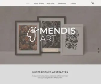 Mendisart.com(Mendis Art) Screenshot