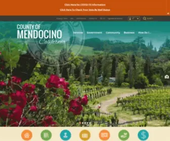 Mendocinocounty.org(Mendocino County) Screenshot