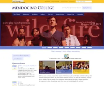 Mendocino.edu(Mendocino College) Screenshot