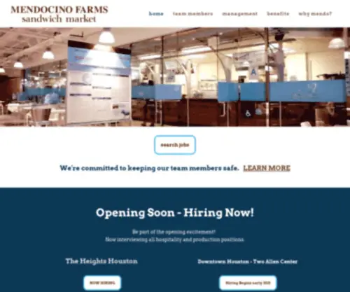 Mendocinofarmscareers.com(Mendocino Farms Careers) Screenshot