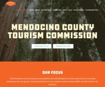 Mendocinotourism.org(Mendocino County Tourism Commission) Screenshot