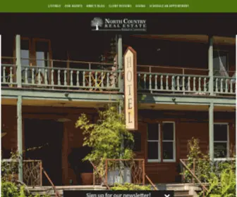 Mendocountry.com(North Country Real Estate) Screenshot