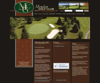 Mendongolfclub.com(Mendon Golf Club) Screenshot