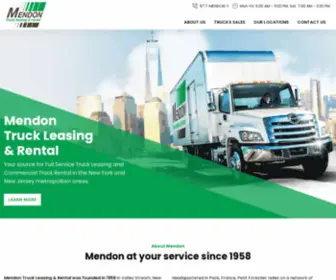 Mendonleasing.com(Truck Leasing) Screenshot