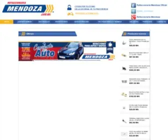 Mendoza.com.mx(Refaccionaria Mendoza) Screenshot