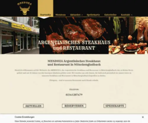 Mendoza.de(Mönchengladbach) Screenshot