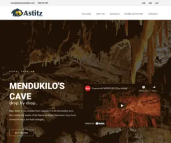 Mendukilo.com(CUEVA DE MENDUKILO) Screenshot