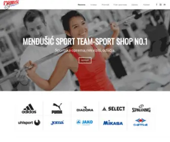 Mendusic.com(Menđušić Sport) Screenshot