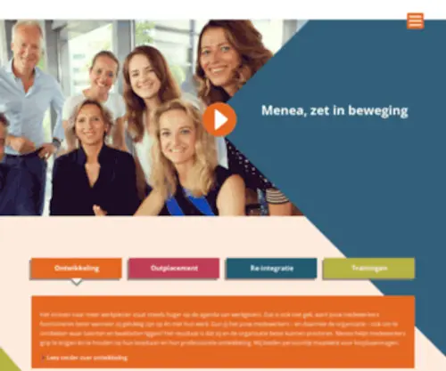 Menea.nl(Ontwikkelt mens en organisatie) Screenshot