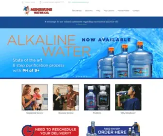 Menehunewater.com(Menehune Water Company) Screenshot